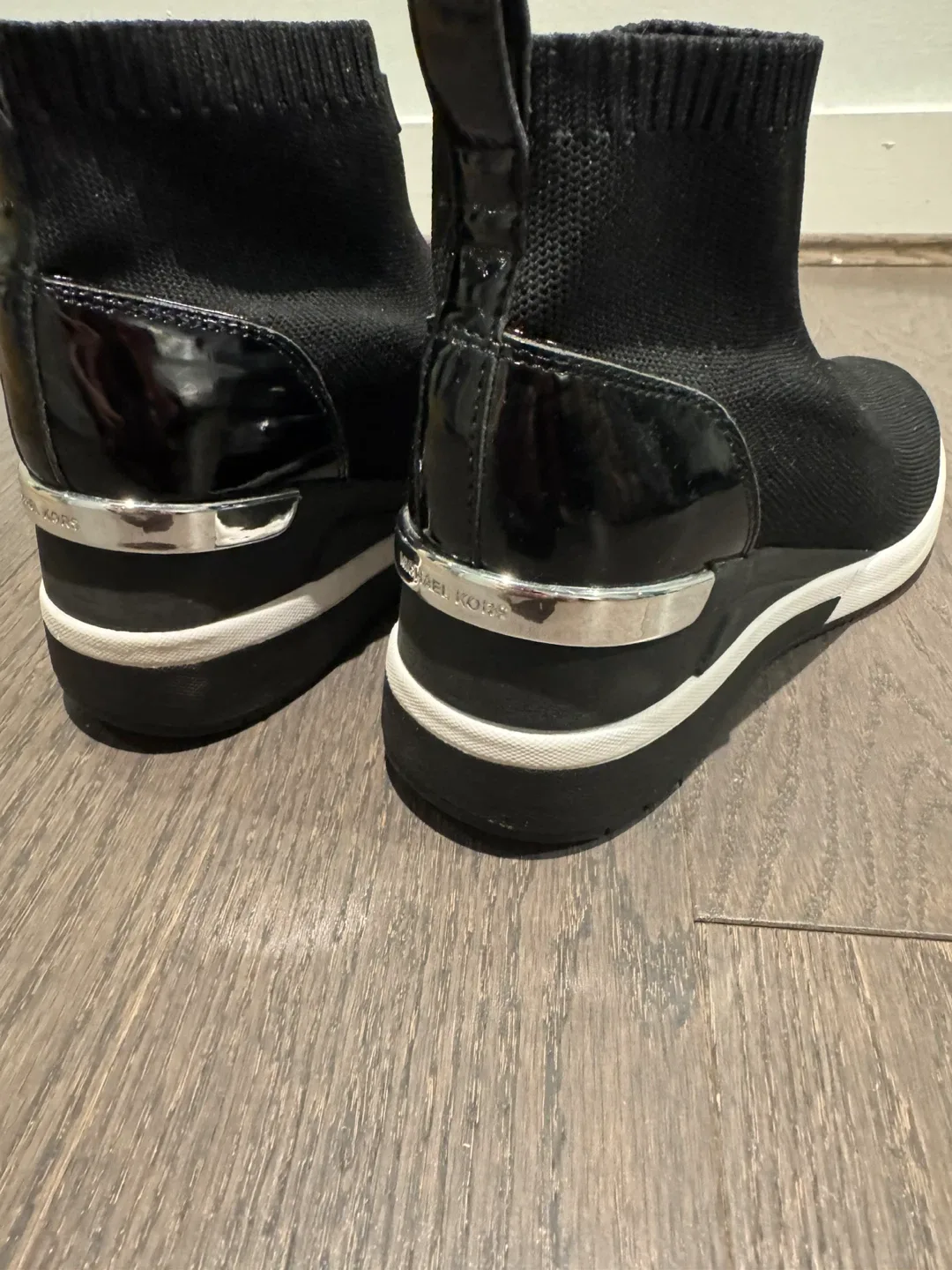 Michael Kors Black Knit Sock Sneakers image indicator(3)