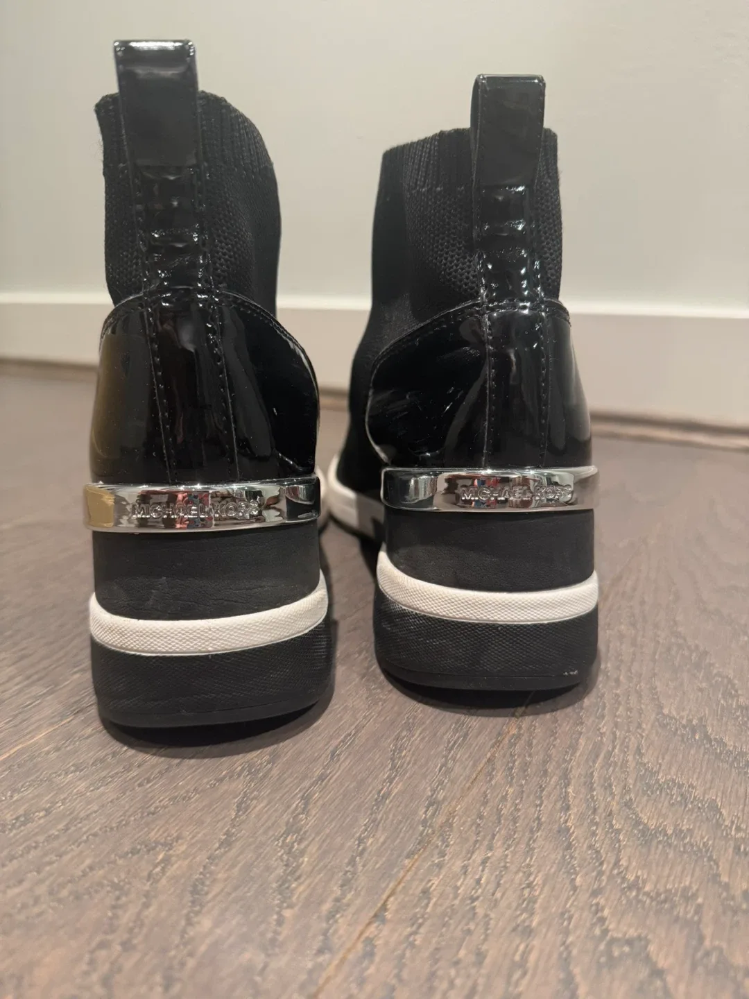 Michael Kors Black Knit Sock Sneakers image indicator(4)