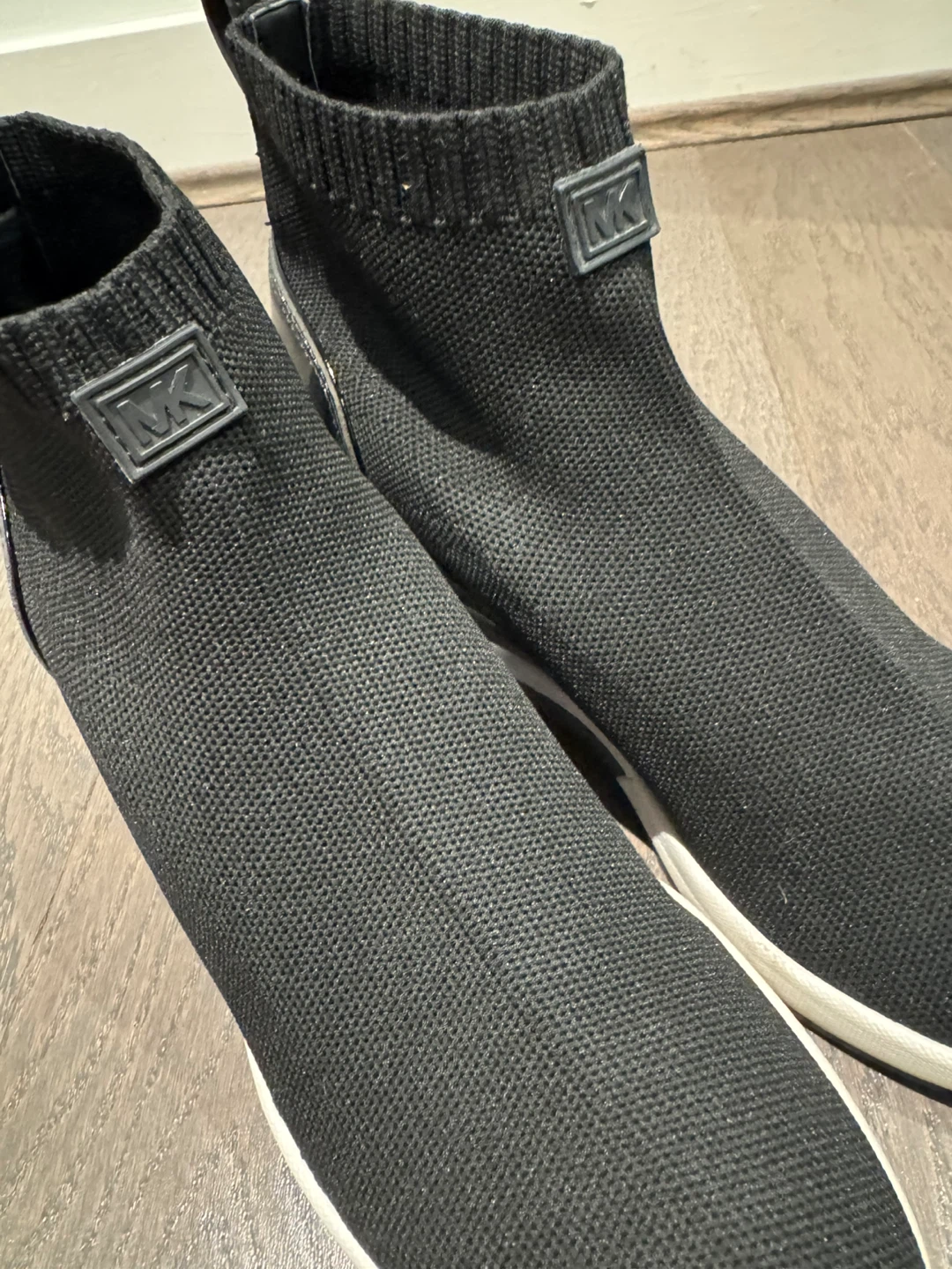 Michael Kors Black Knit Sock Sneakers - photo 5