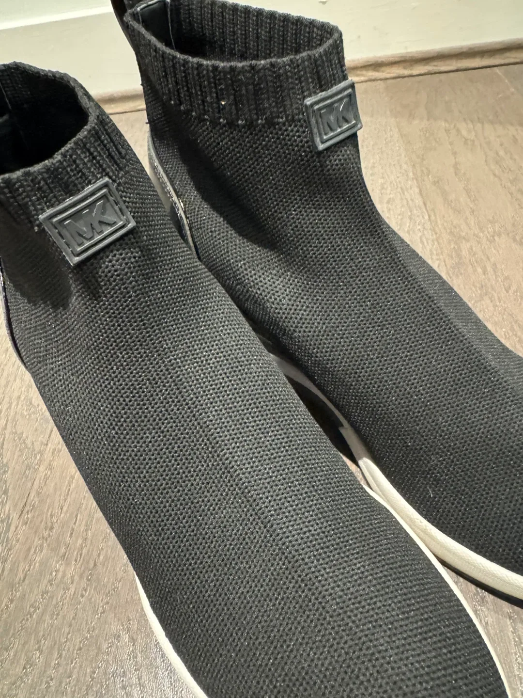 Michael Kors Black Knit Sock Sneakers image indicator(5)