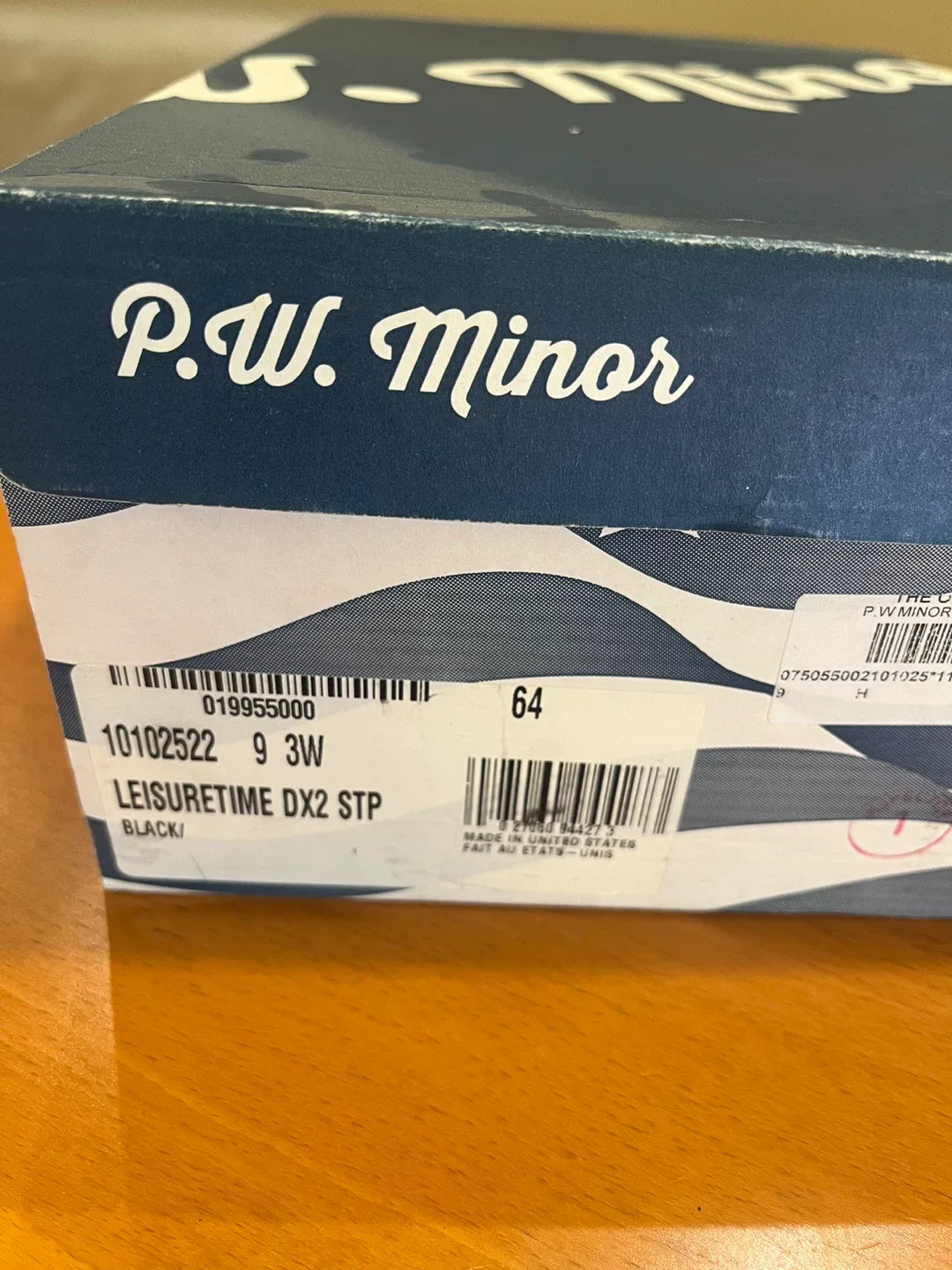 P.W. Minor Orthopedic Black Shoes US 9 3W image indicator(5)