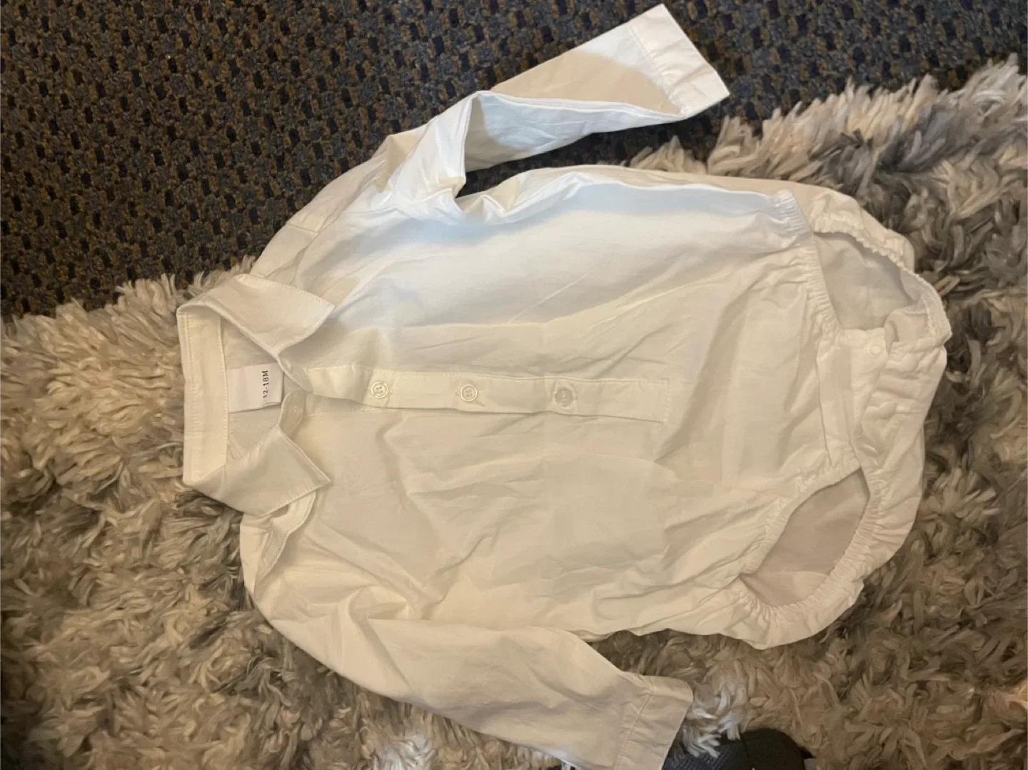 Baby boy baptismal clothes set image indicator(3)