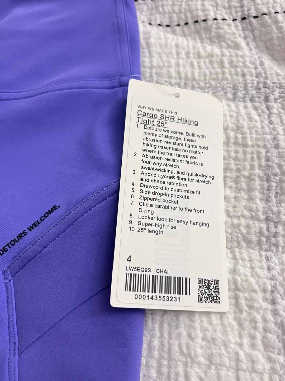 Lululemon Cargo Super-High-Rise Hiking Tight 25" - Size 4 image indicator(3)