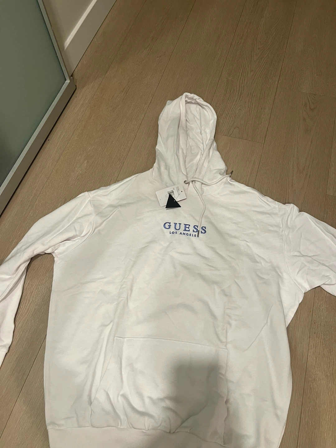 Guess Los Angeles White Hoodie - Size L