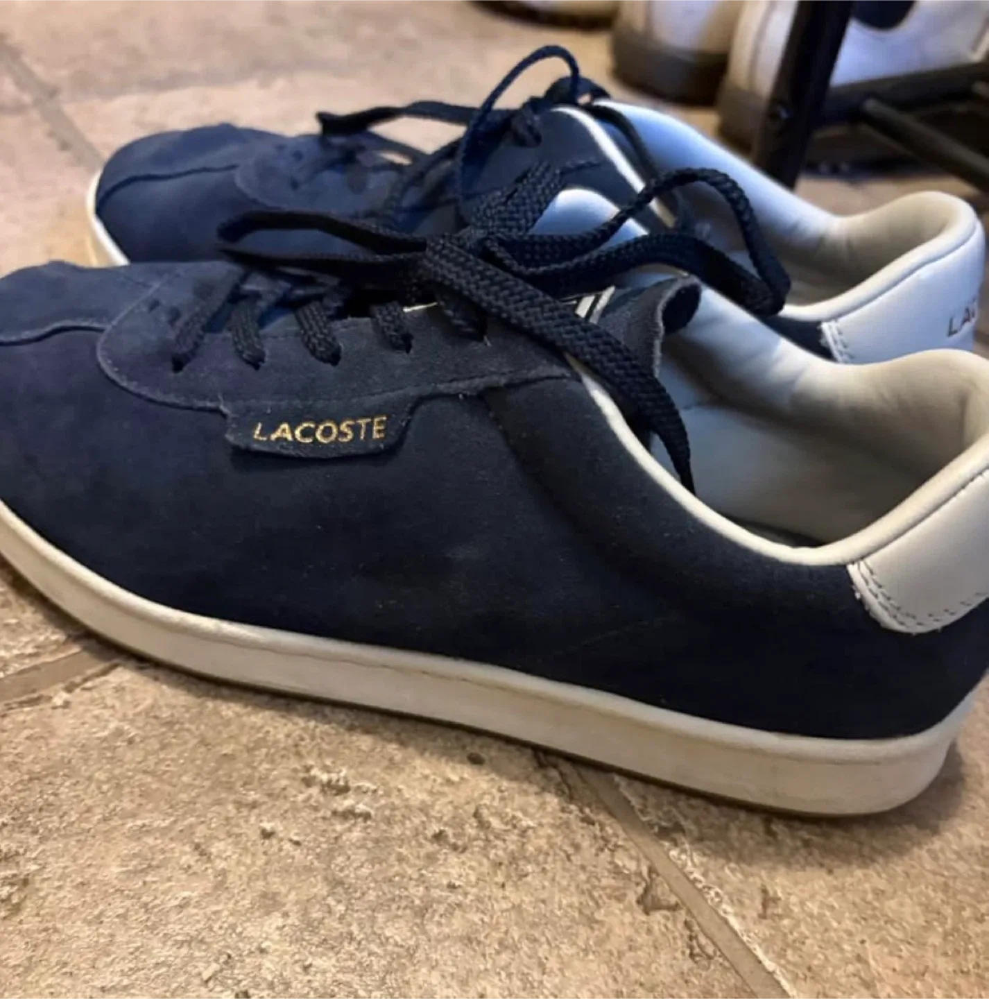 Lacoste Blue Suede Sneakers