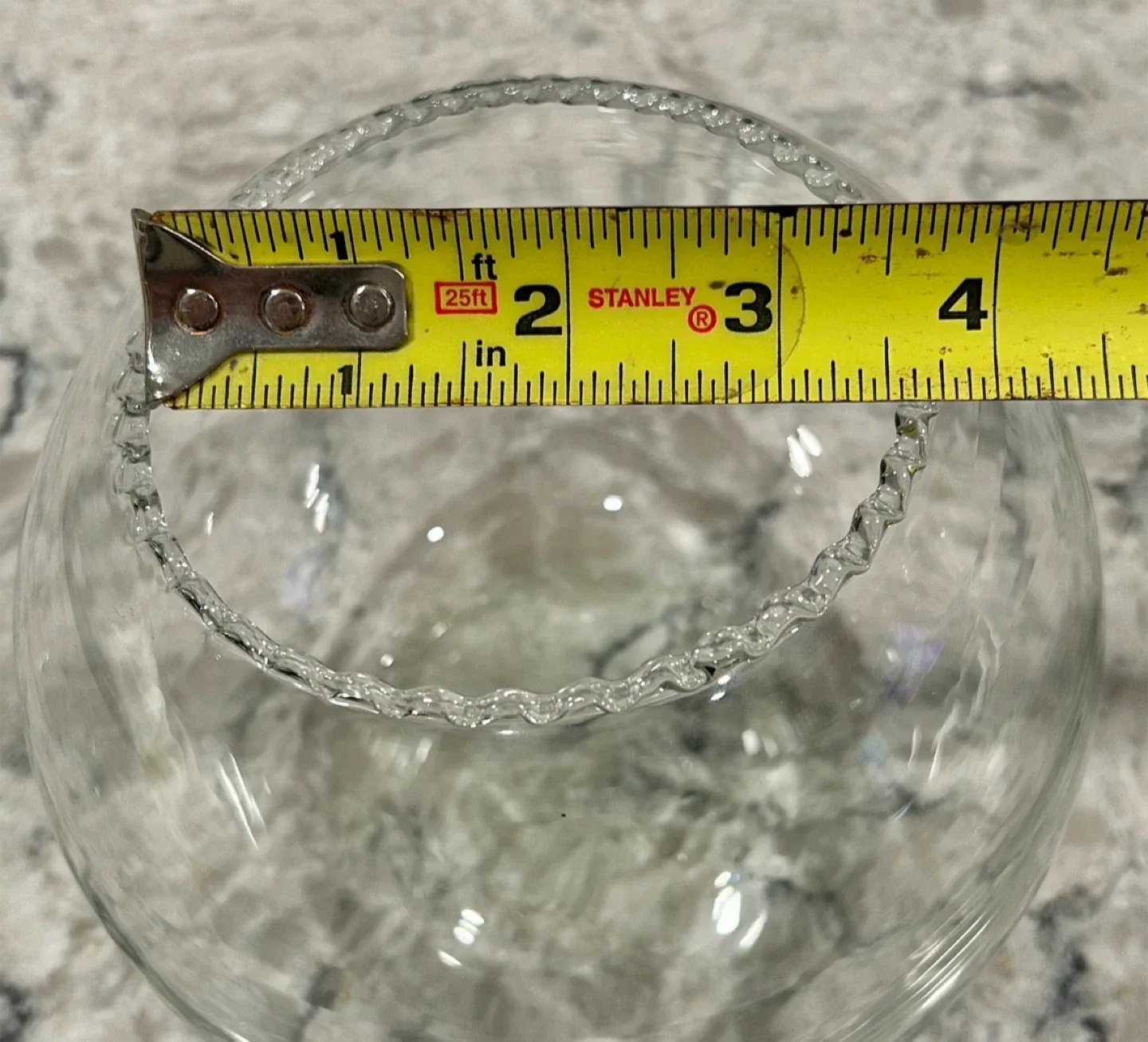 Clear Glass Round Vase, 5" Height image indicator(3)