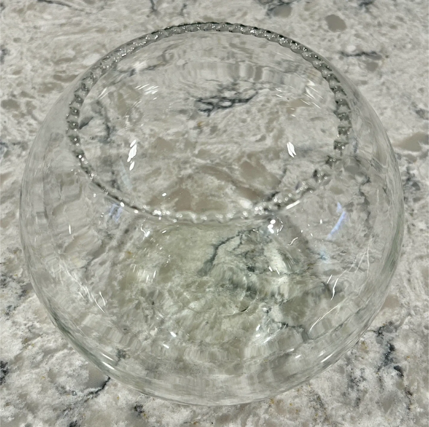 Clear Glass Round Vase, 5" Height image indicator(2)