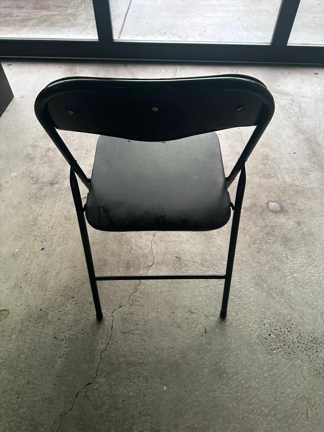 Black Folding Chair - photo 2