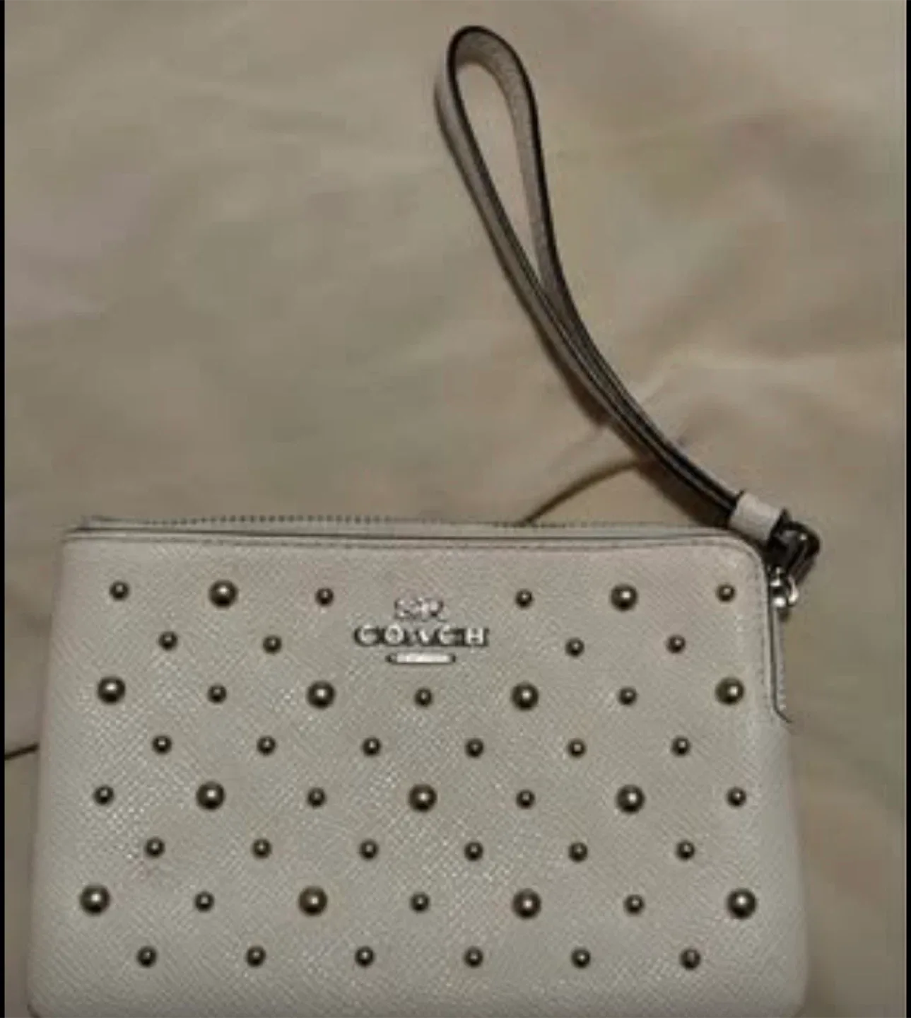 Coach Wristlet with Studs image indicator(2)