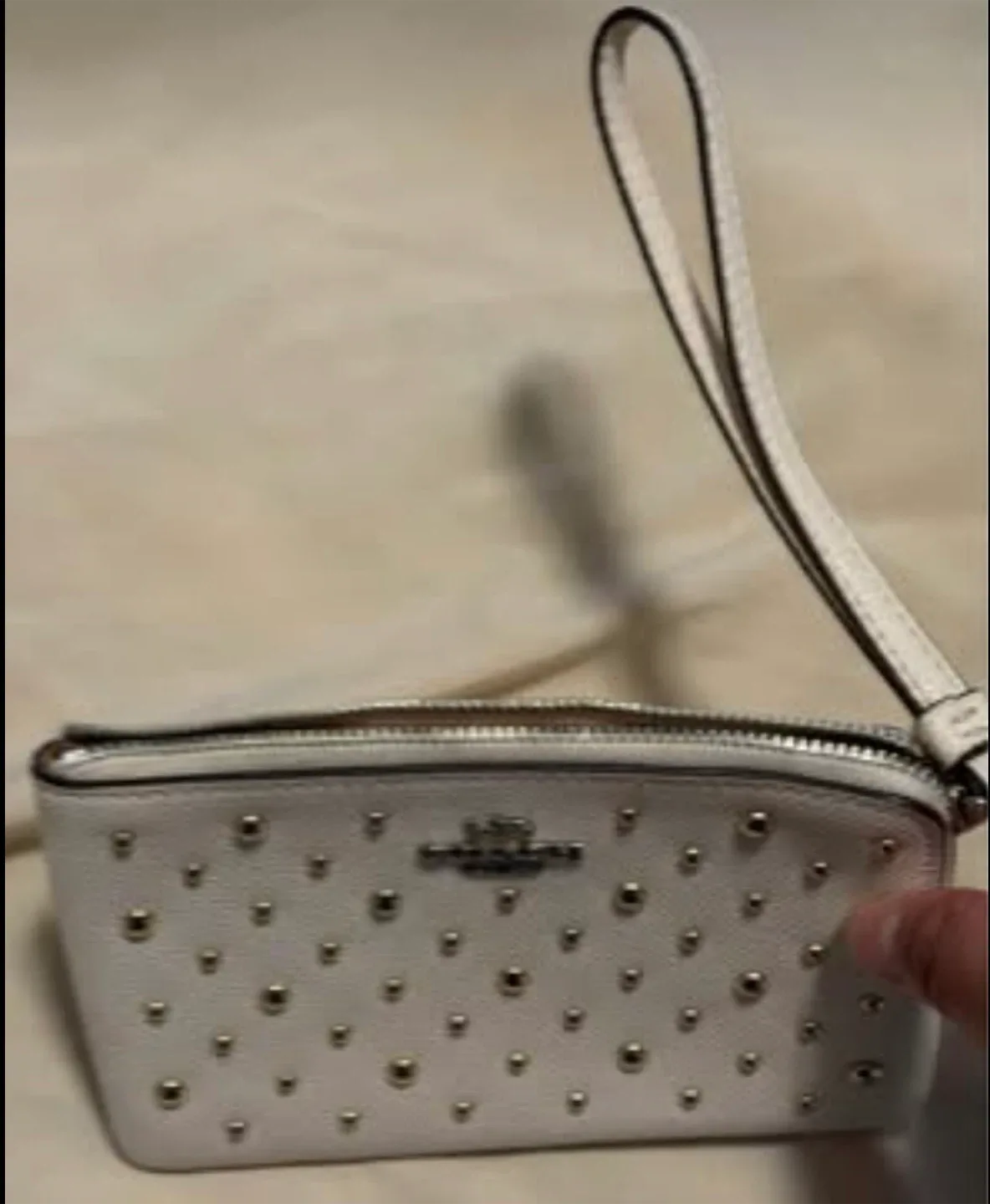 Coach Wristlet with Studs image indicator(4)