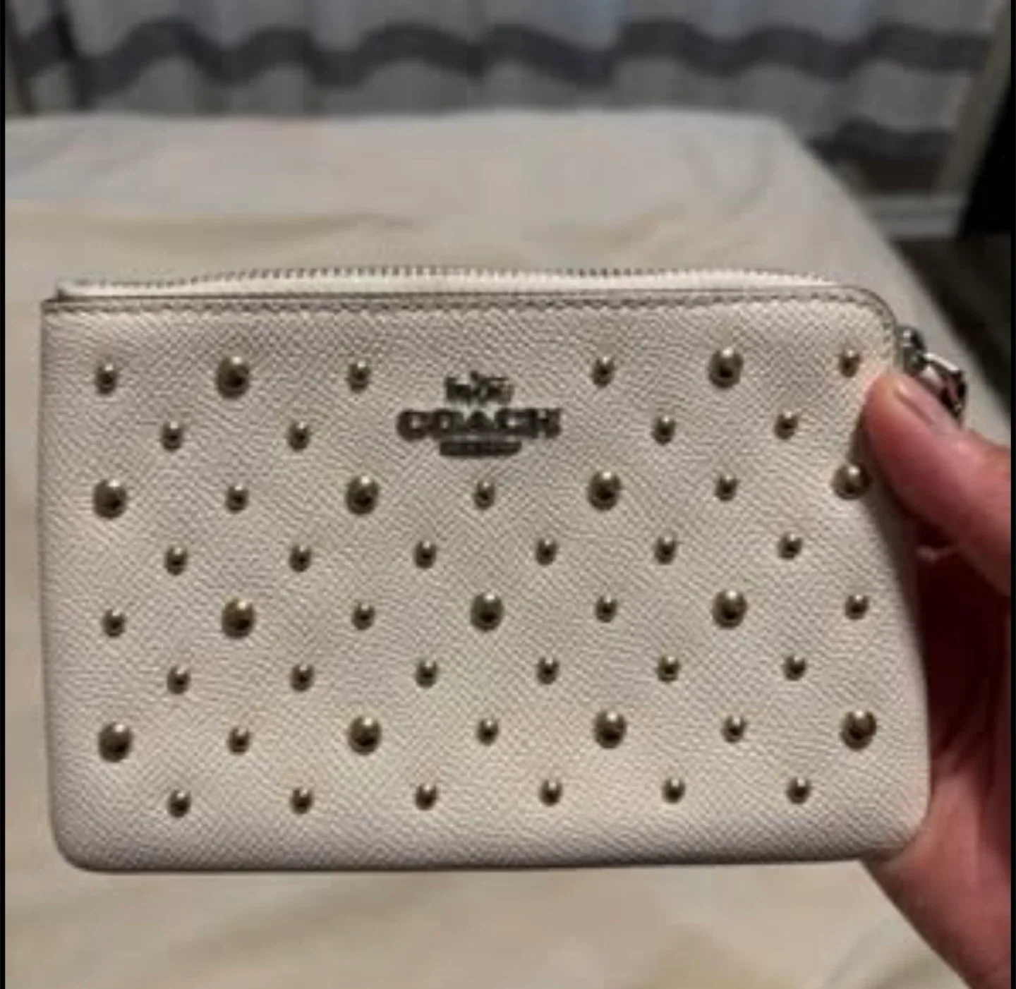 Coach Wristlet with Studs