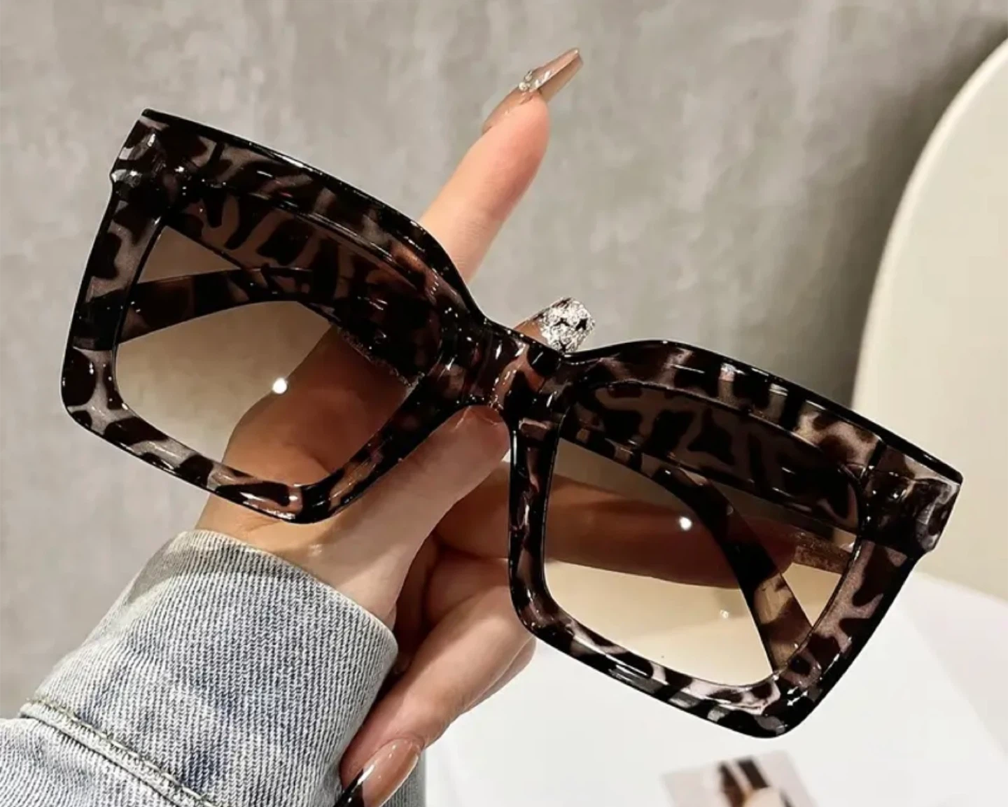 Leopard Print Sunglasses