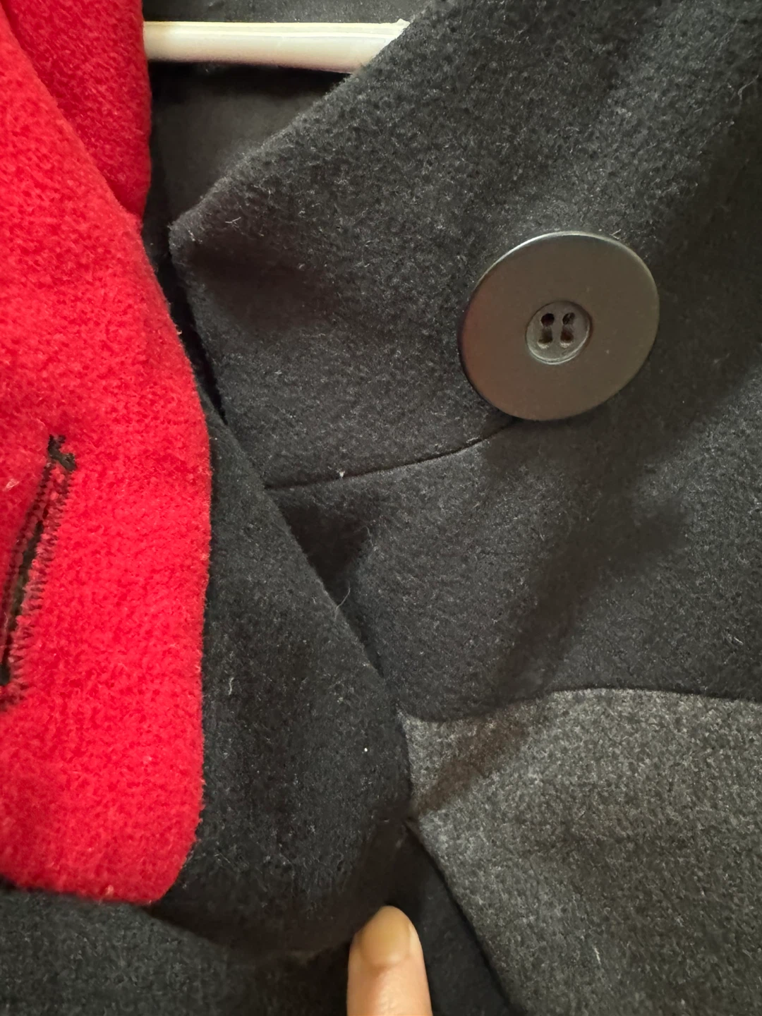 Jessica Black & Grey Coat - Size XL - photo 2