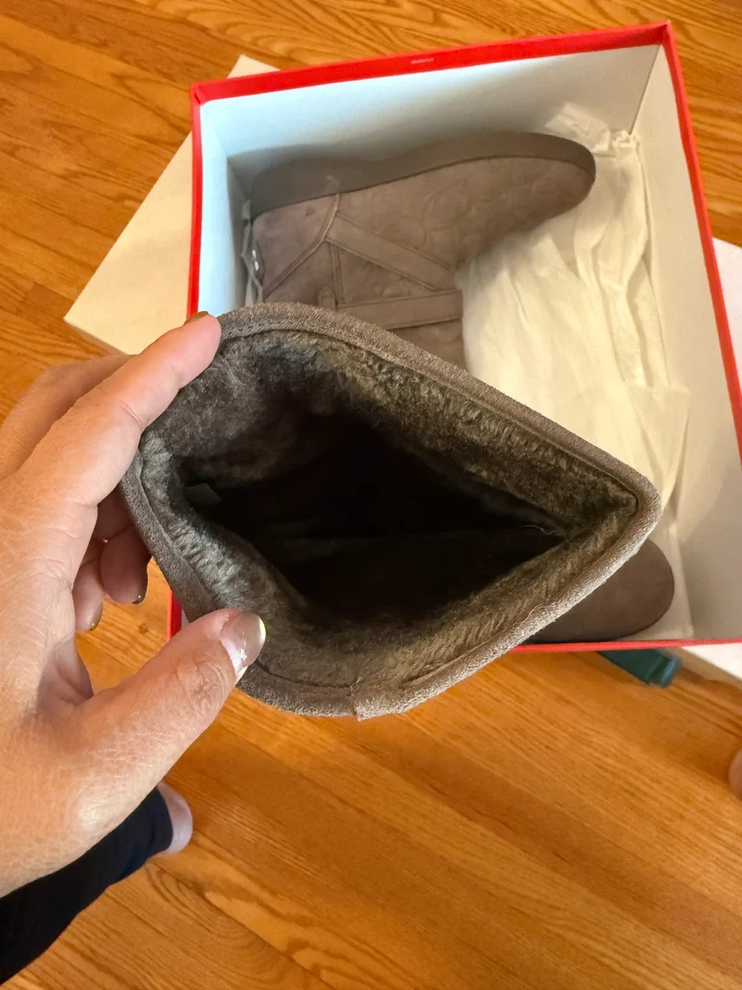 Coach Boots - Size 6M - with fur image indicator(3)