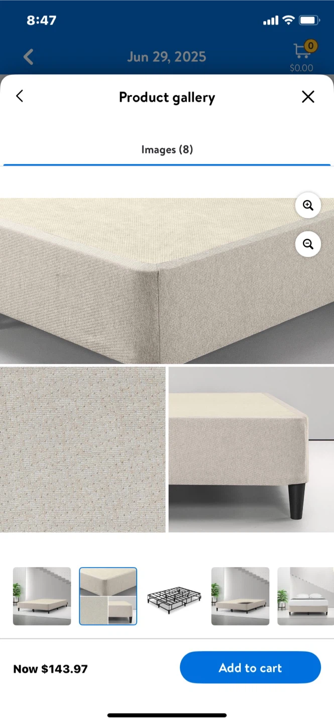 Platform Bed Frame - Double Size - photo 4