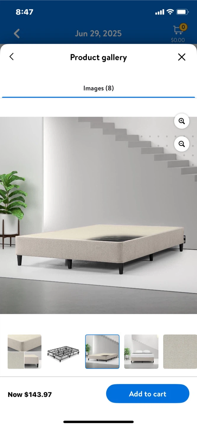 Platform Bed Frame - Double Size - photo 2