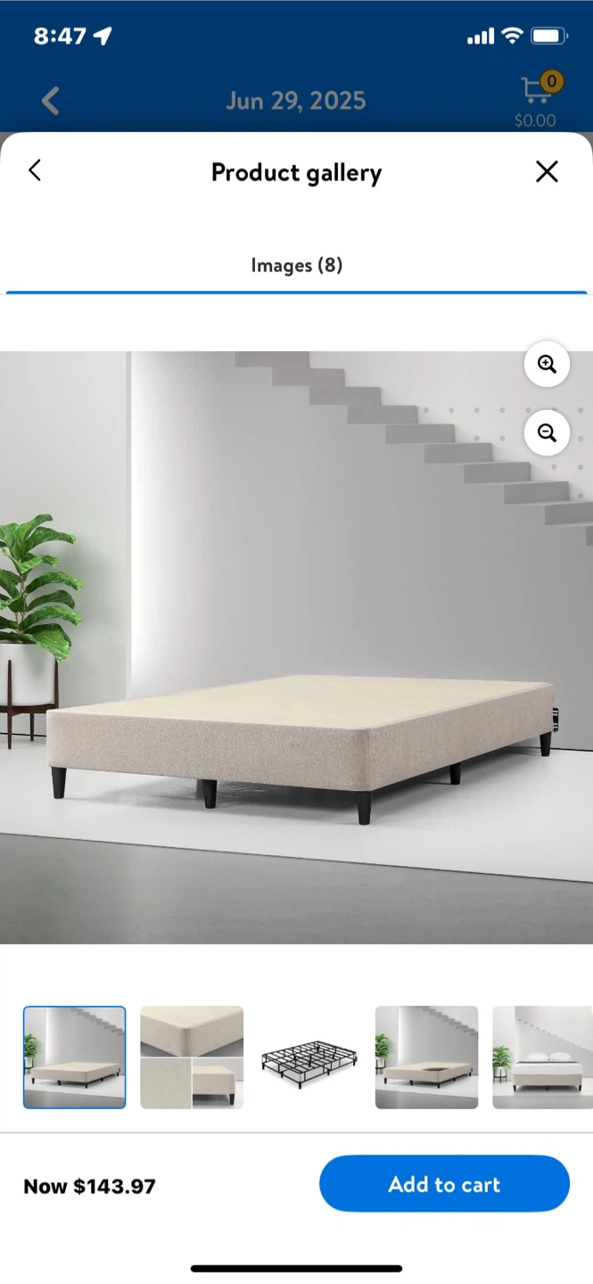 Platform Bed Frame - Double Size - photo 3