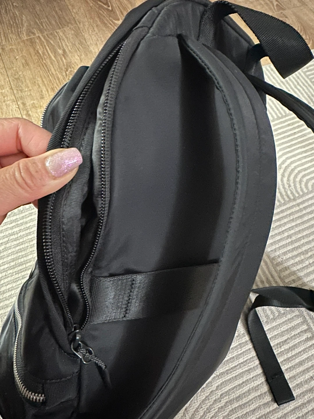 Lululemon Black Backpack