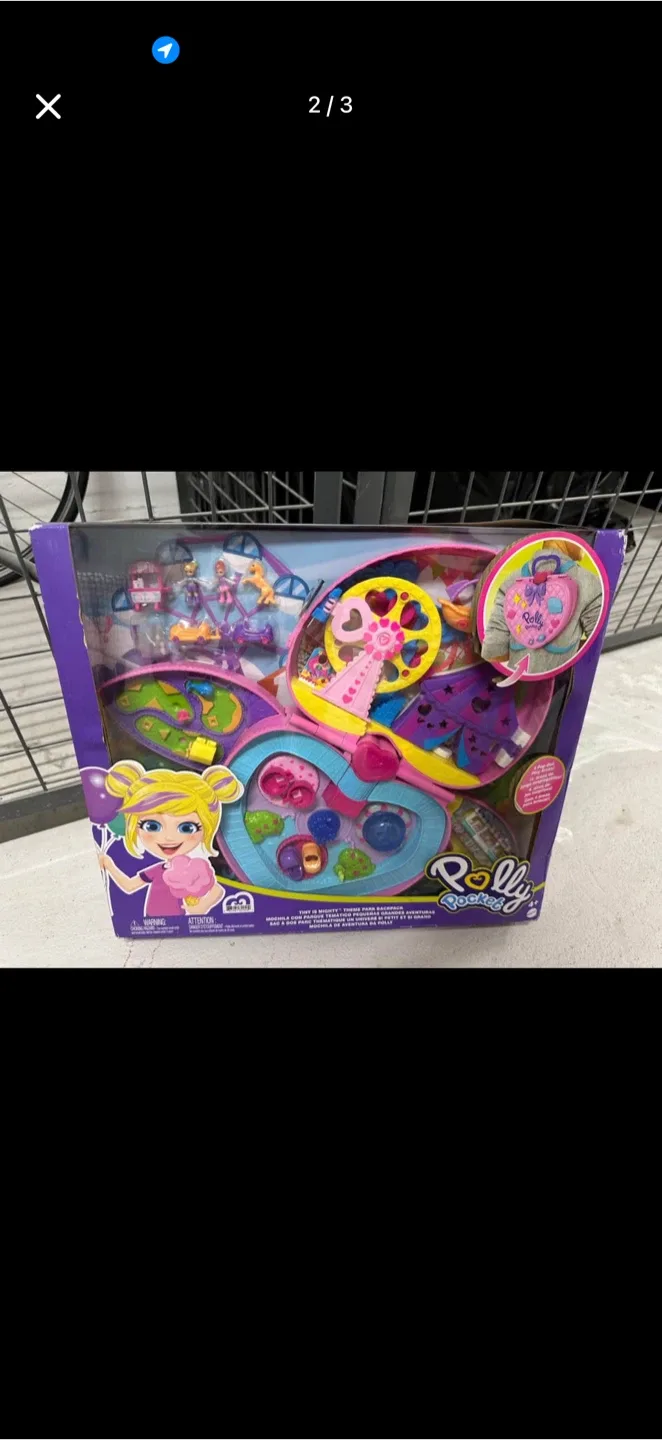 New Polly Pocket Ferris Wheel Compact Playset