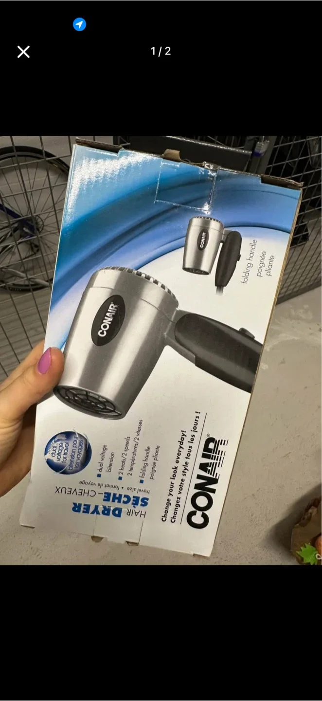 Conair Travel Size Hair Dryer - New in Box!