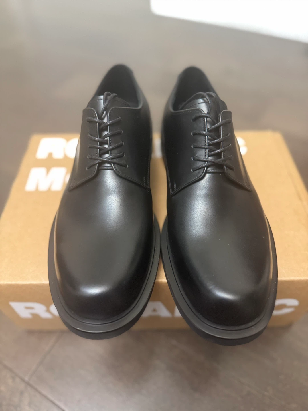Black Leather Dress Shoes - photo 2