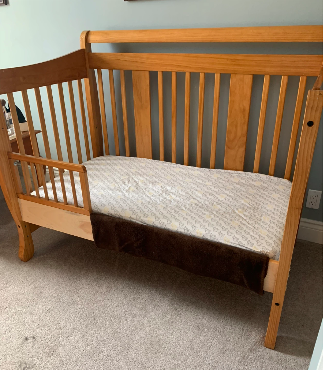 Crib / toddler bed with mattress - photo 5