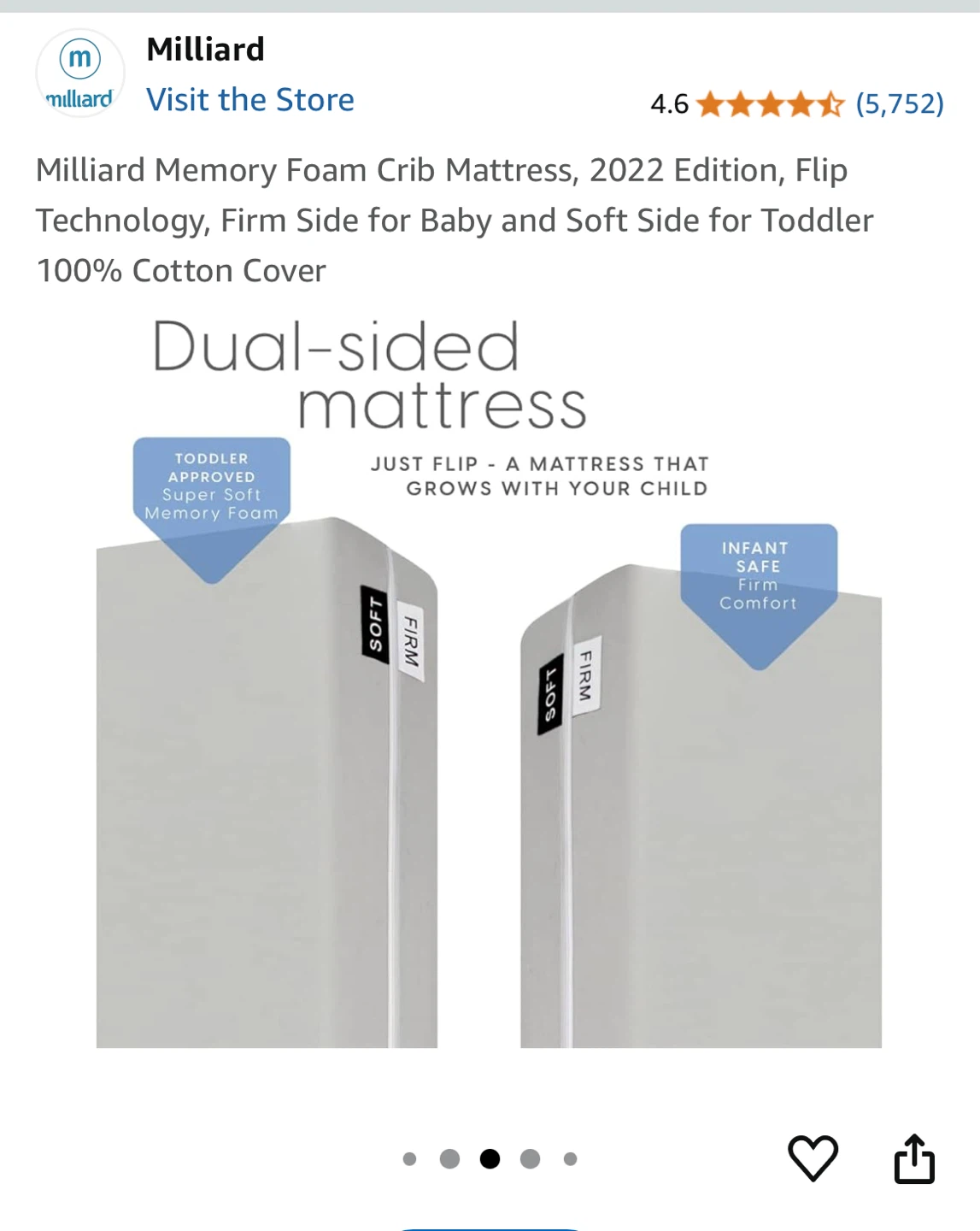 Crib / toddler bed with mattress - photo 3