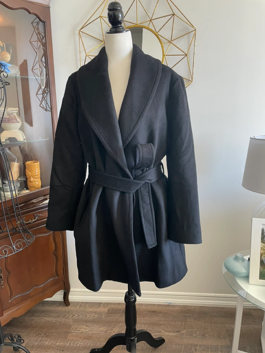 Black Belted Coat - photo 4
