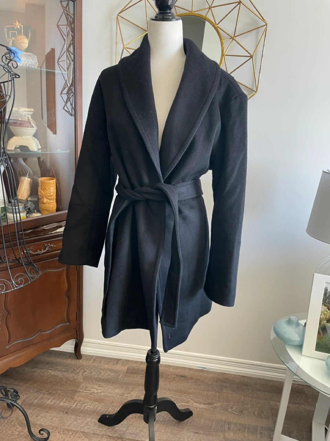 Black Belted Coat