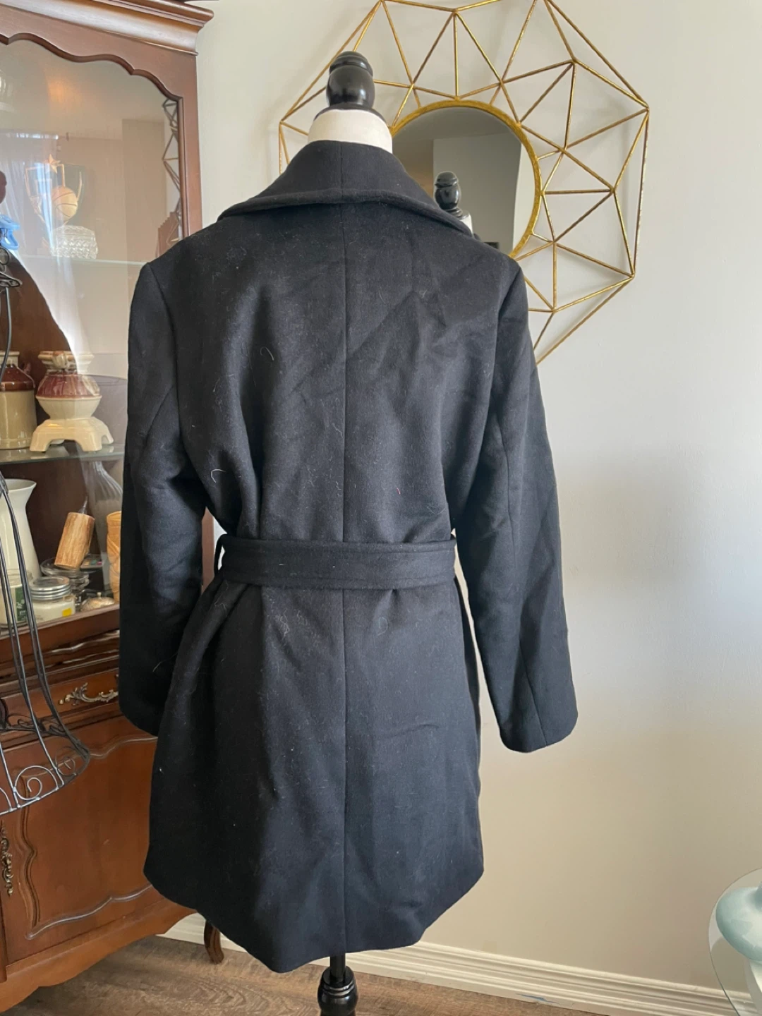 Black Belted Coat - photo 3