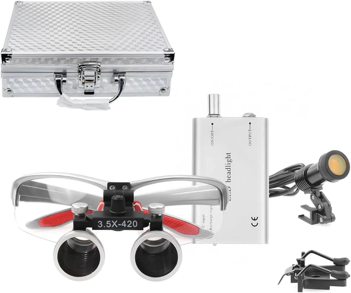 New LED Surgical Medical Headlight Loupes with Case thumbnail