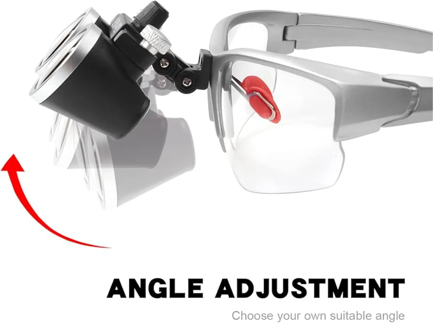 New LED Surgical Medical Headlight Loupes with Case image indicator(6)