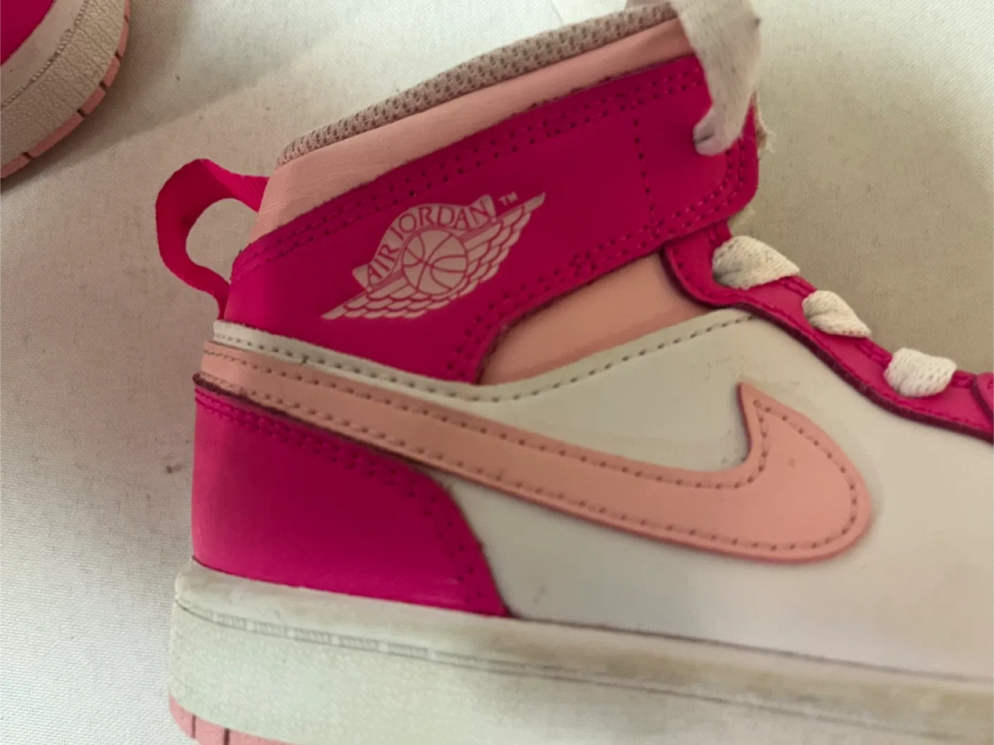 Rare Girl’s Nike Sneakers - Air Jordan Fierce Pink style - 1Y thumbnail
