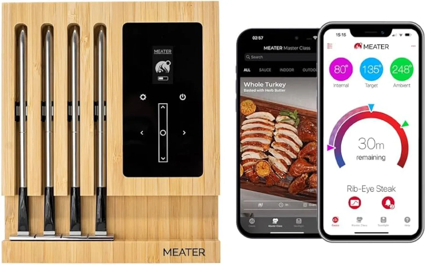 MEATER Block Wireless Meat Thermometer Set image indicator(8)
