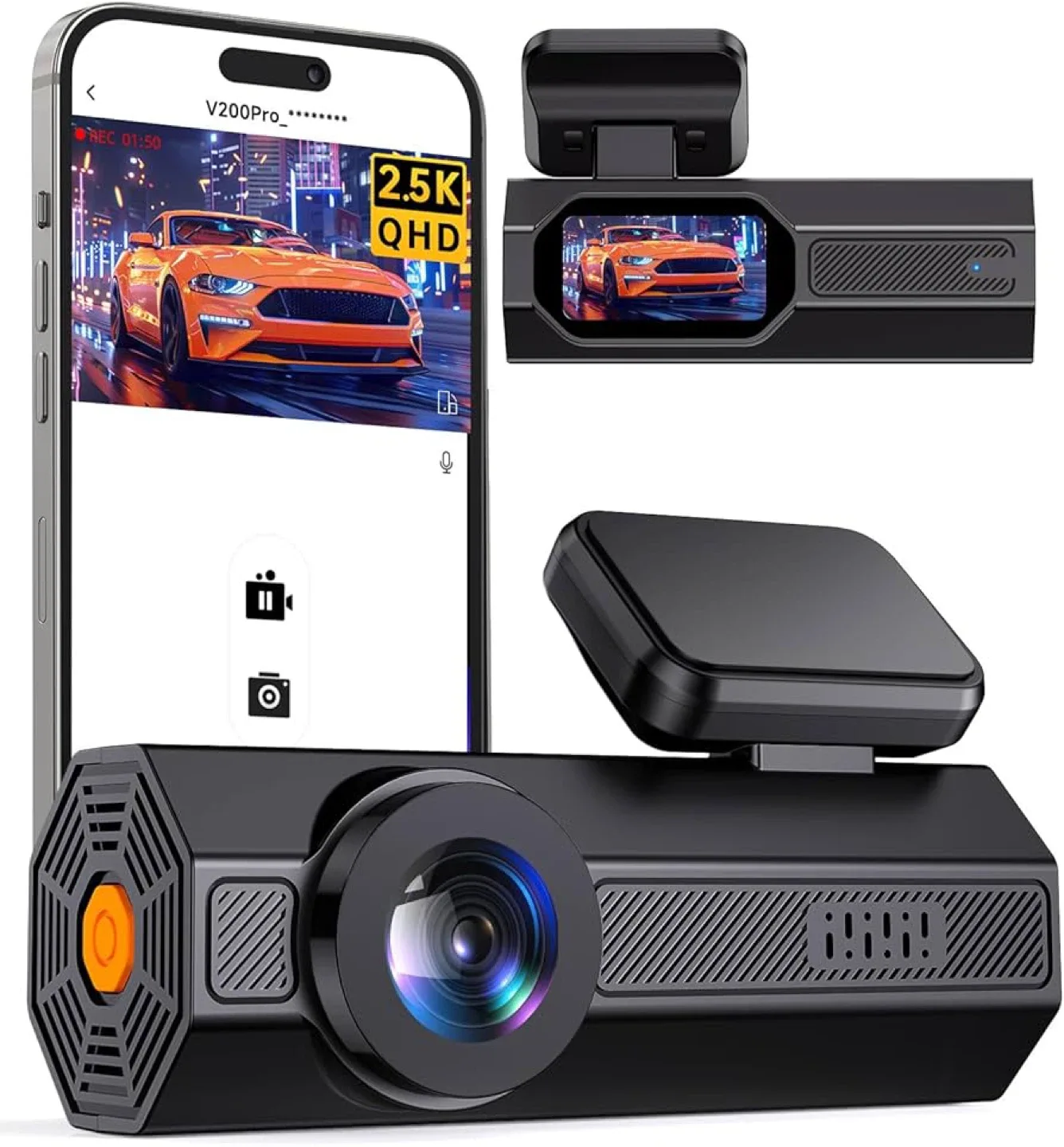 V200Pro 2.5K Dash Camera - New in Box! thumbnail