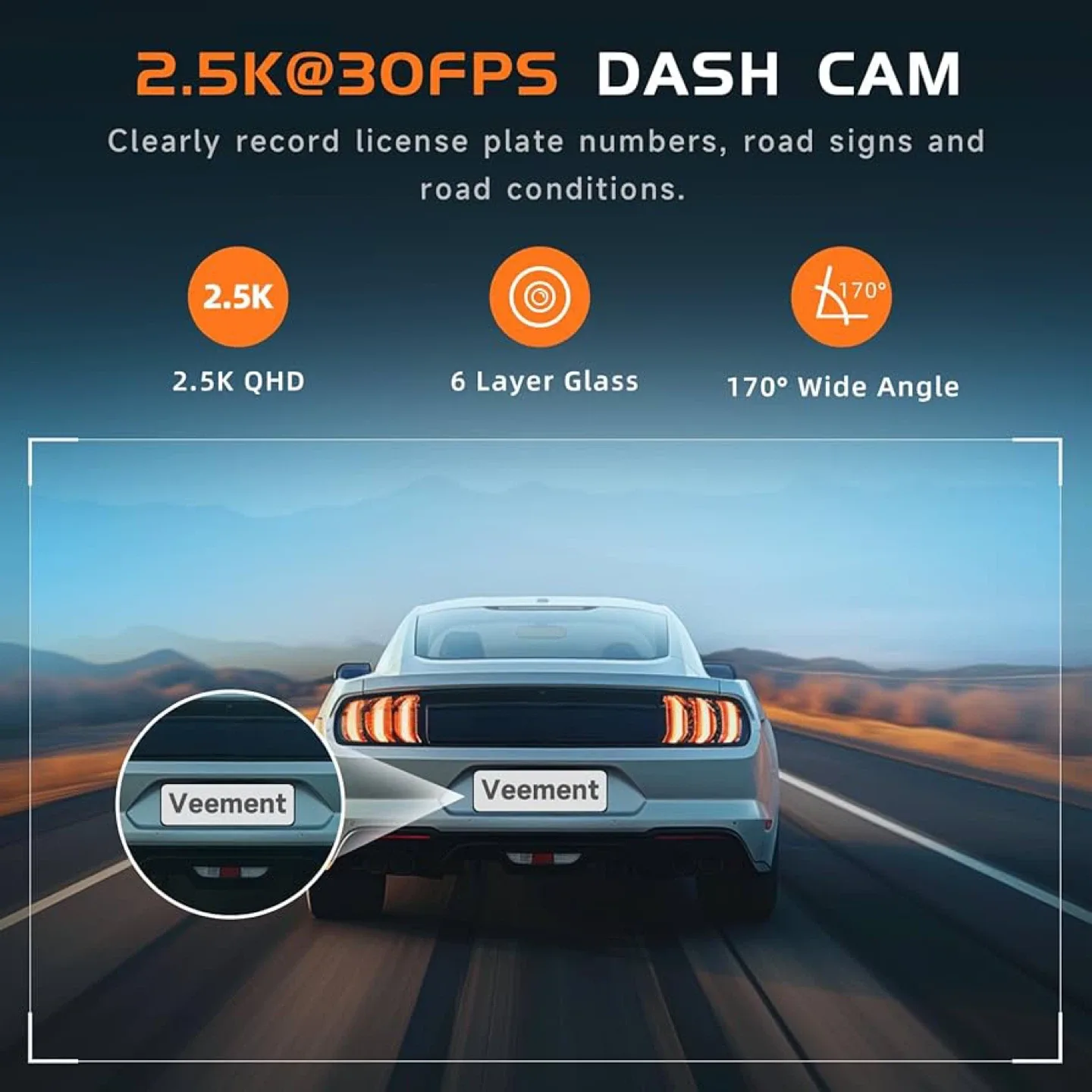 V200Pro 2.5K Dash Camera - New in Box! image indicator(5)