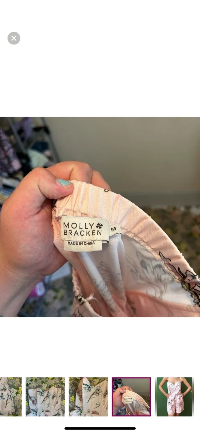 Molly Bracken Floral Romper - Size M image indicator(5)