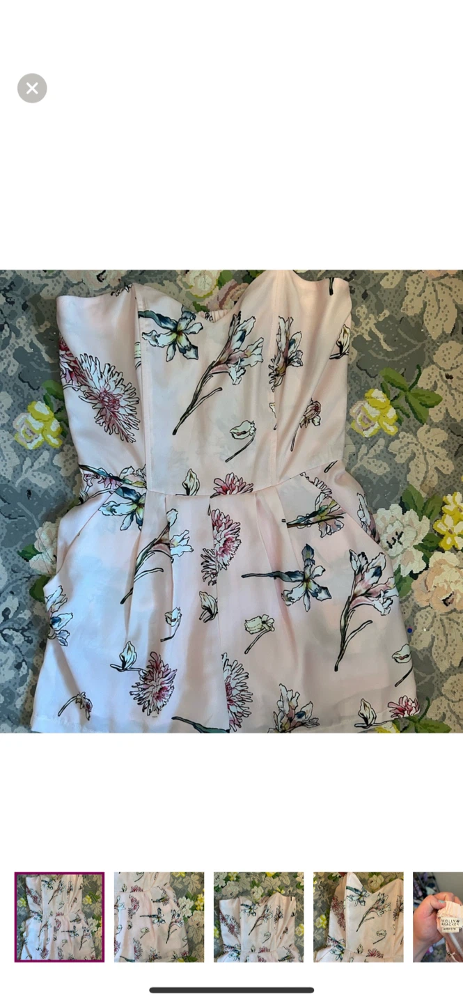 Molly Bracken Floral Romper - Size M