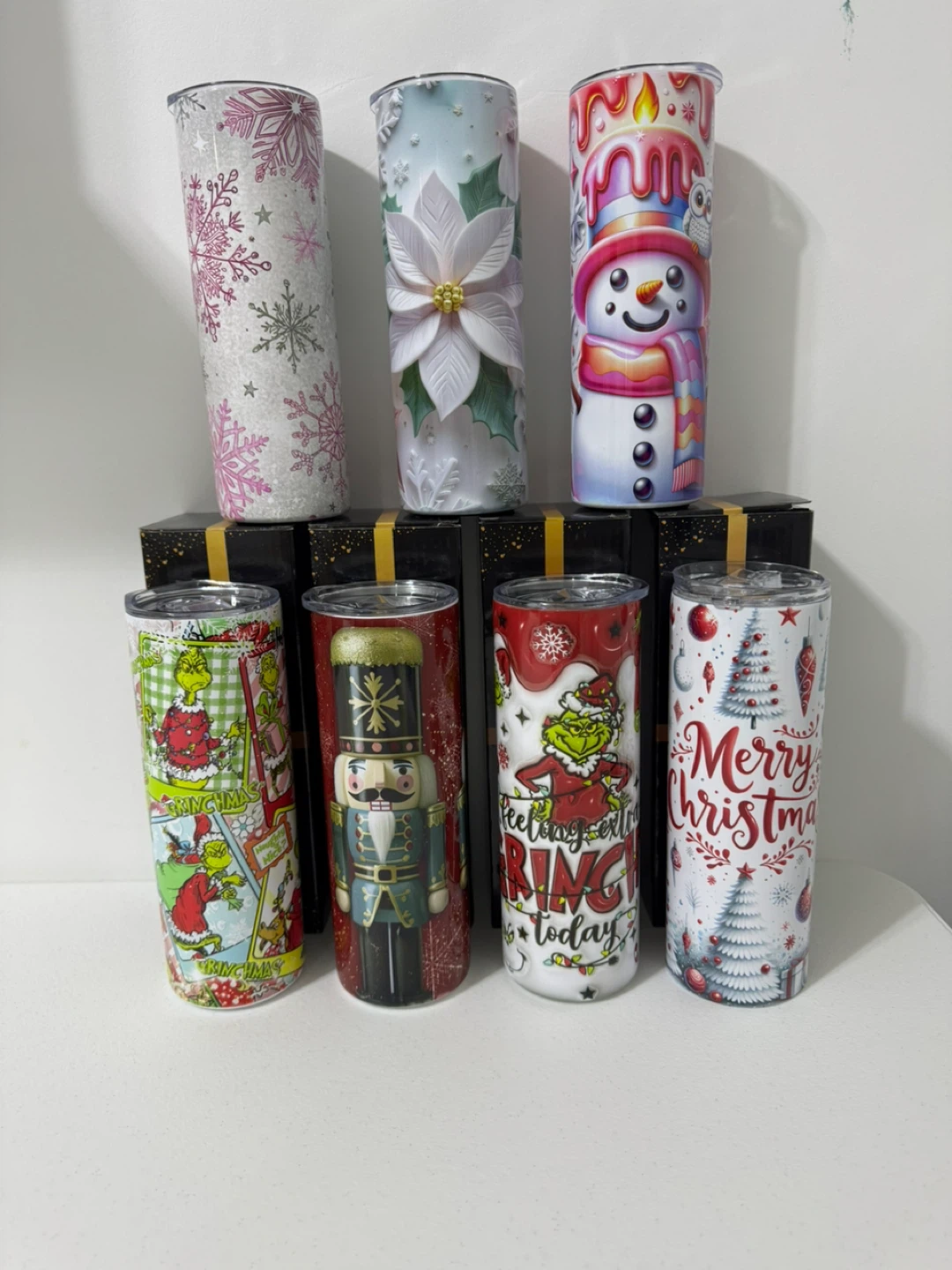 Christmas Themed Tumblers