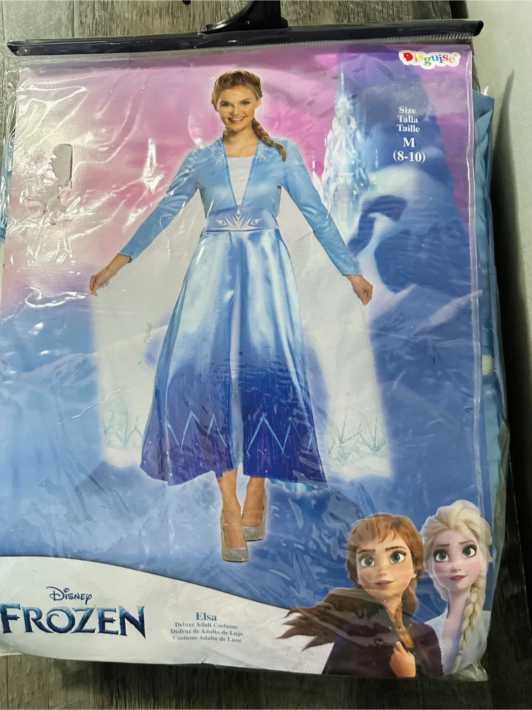 New Disney Frozen Elsa Deluxe Adult Costume - Size M (8-10)