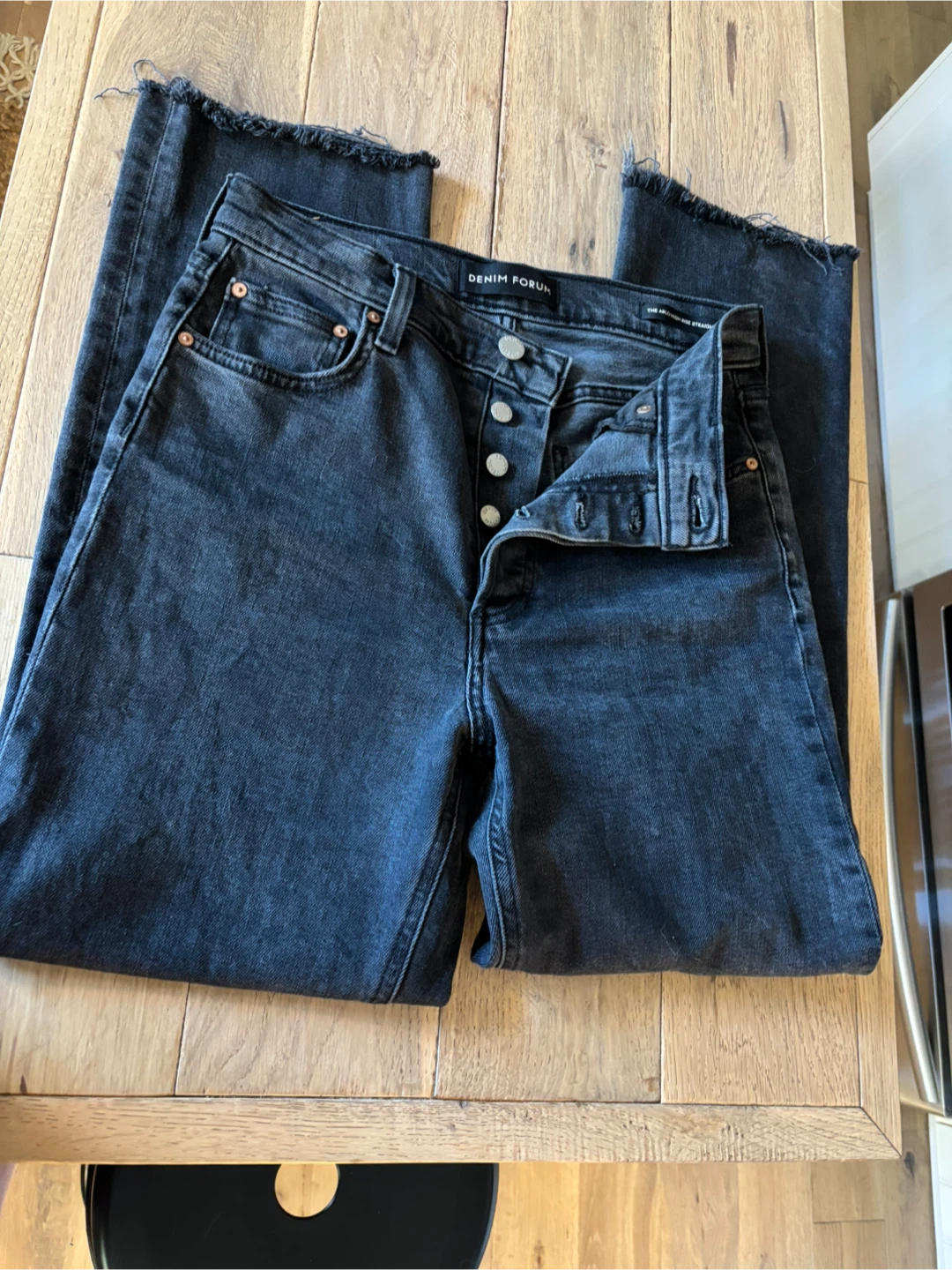 Denim Forum Arlo High Rise Straight Jeans - Size 26