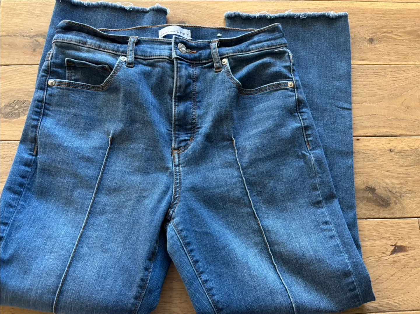 LOFT Denim Flare Jeans - Size 28/6 image indicator(5)