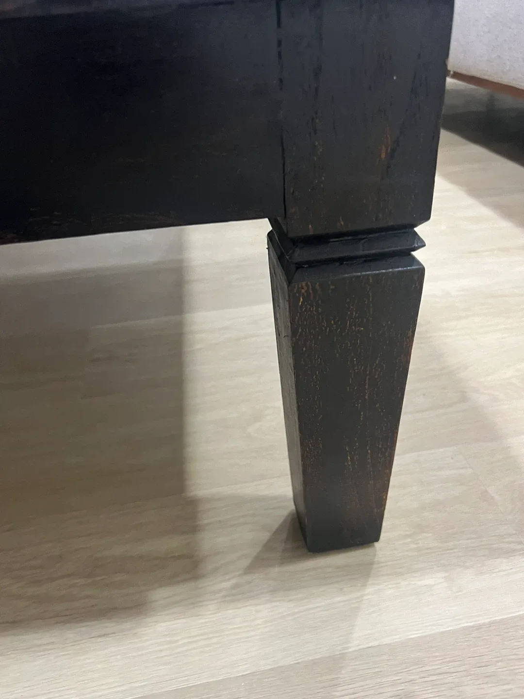 Dark Brown Wood Coffee Table image indicator(2)