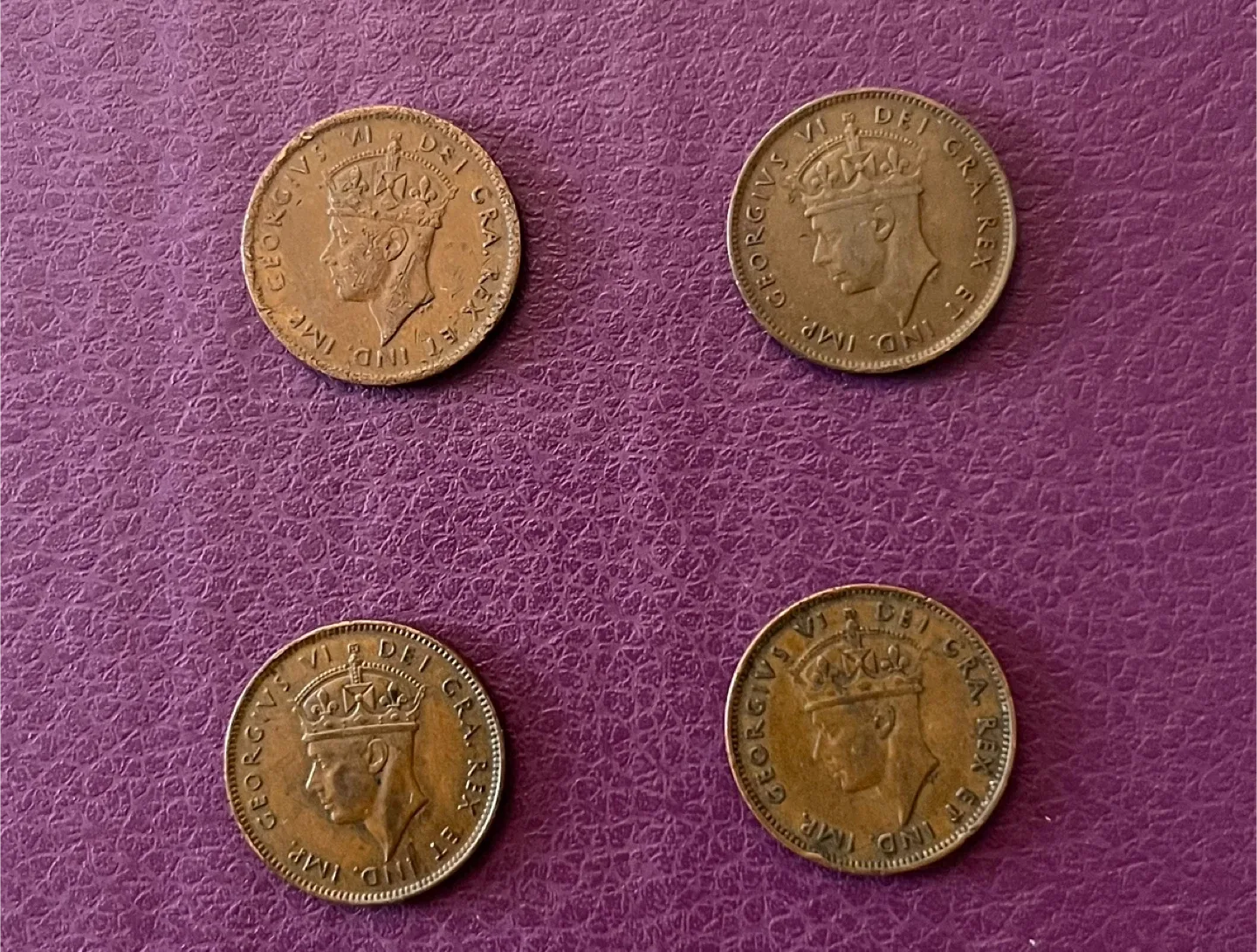 WW-2 Vintage Newfoundland One Cent Coins image indicator(4)