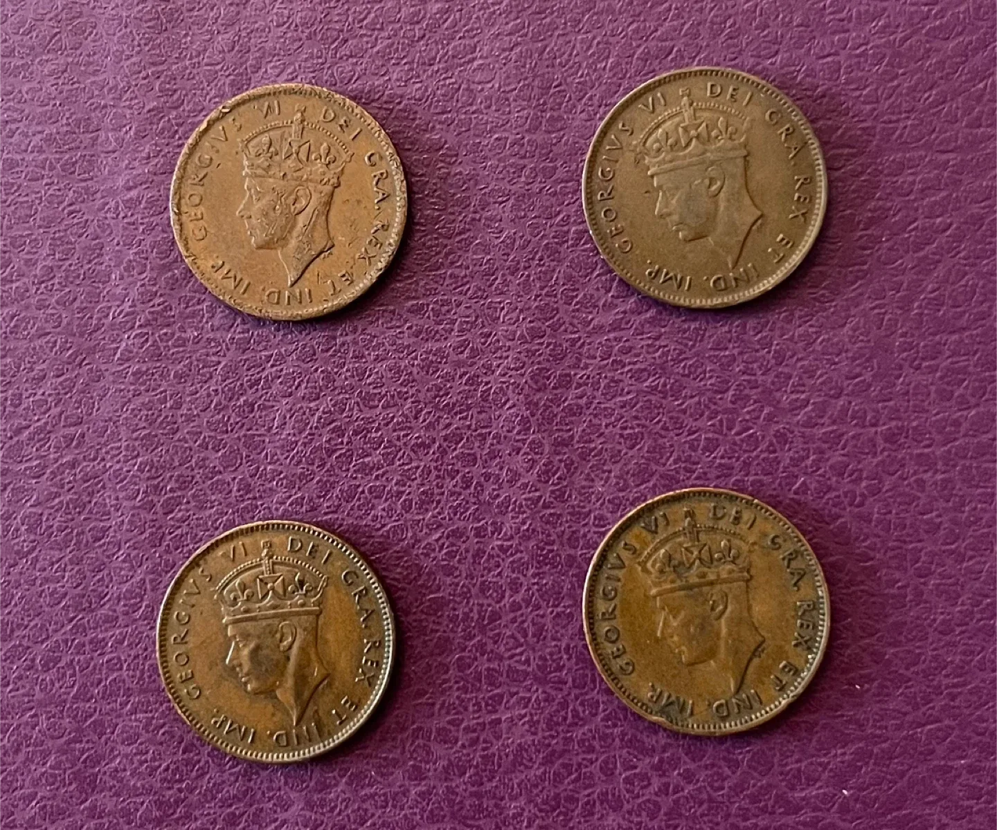 WW-2 Vintage Newfoundland One Cent Coins image indicator(3)