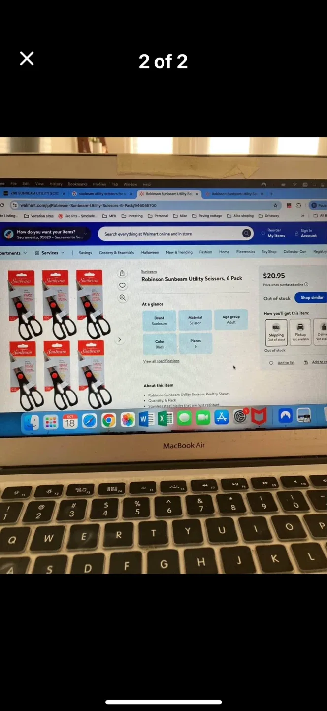 Sunbeam Utility Scissors - New in Box! image indicator(2)