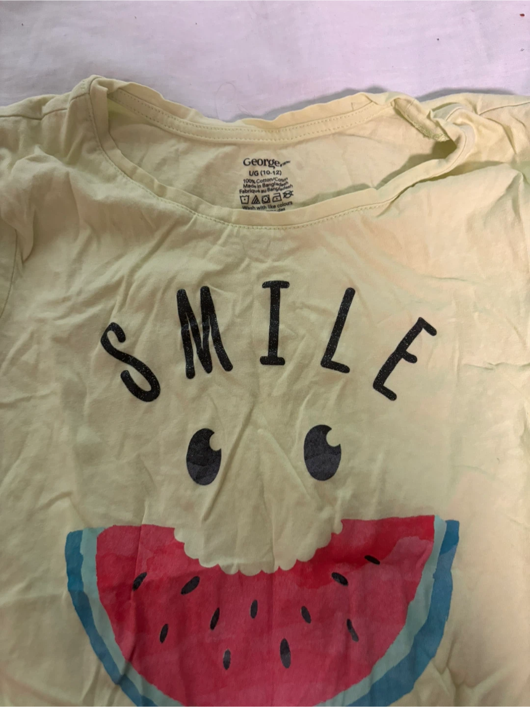 George L/G (10-12) Yellow Smile T-Shirt - photo 2