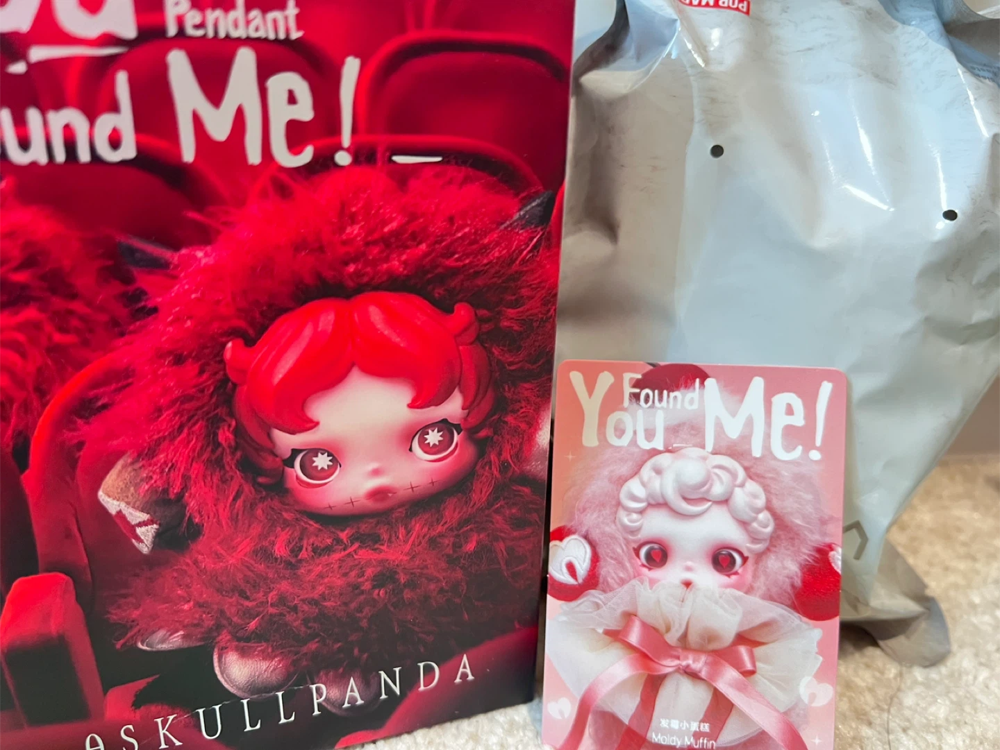 Skullpanda Found Me! Plush Doll Pendant