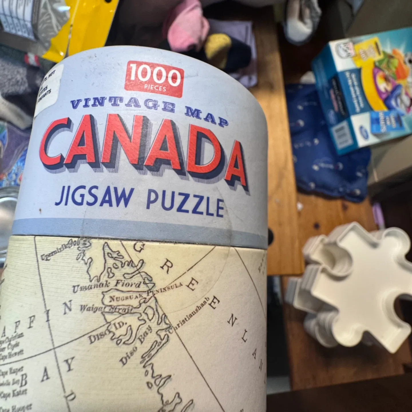 Canada Vintage Map Jigsaw Puzzle - 1000 Pieces image indicator(4)