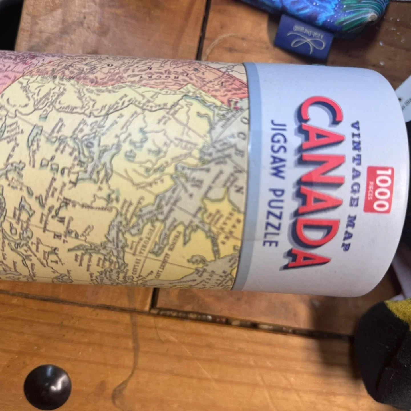 Canada Vintage Map Jigsaw Puzzle - 1000 Pieces image indicator(3)